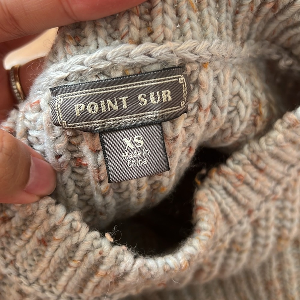 Point Sur XSMALL grey sweater - Picture 5 of 5